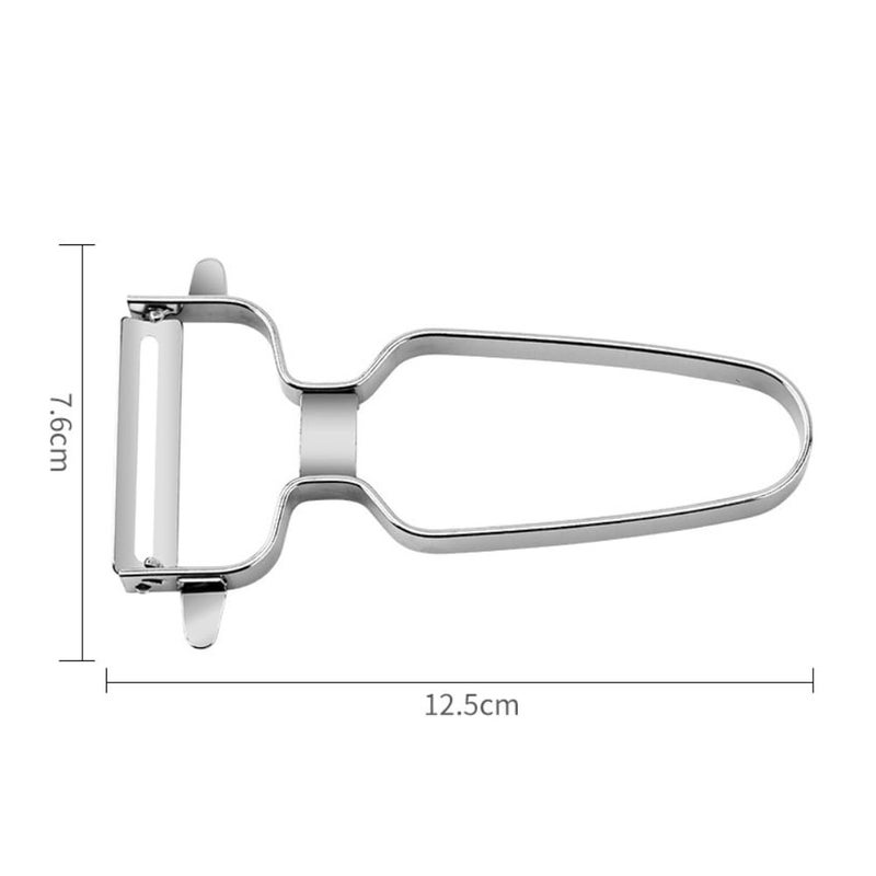 Monaco Classic Swiss Peeler, Carbon Steel Blade, Stainless Steel Handle - Image 2